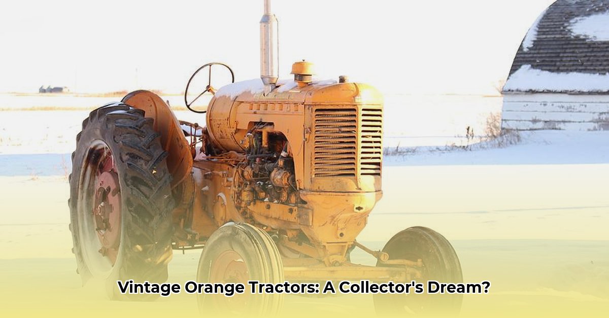 old-orange-tractor